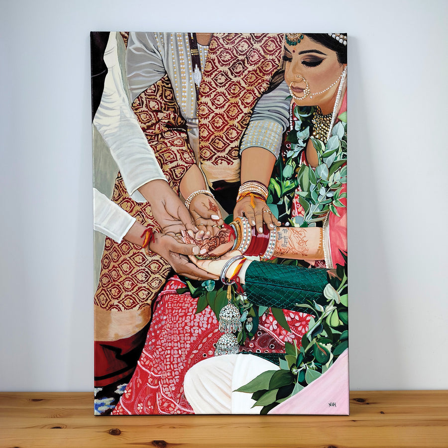 Core Memory: Letting Go, 36" x 24"