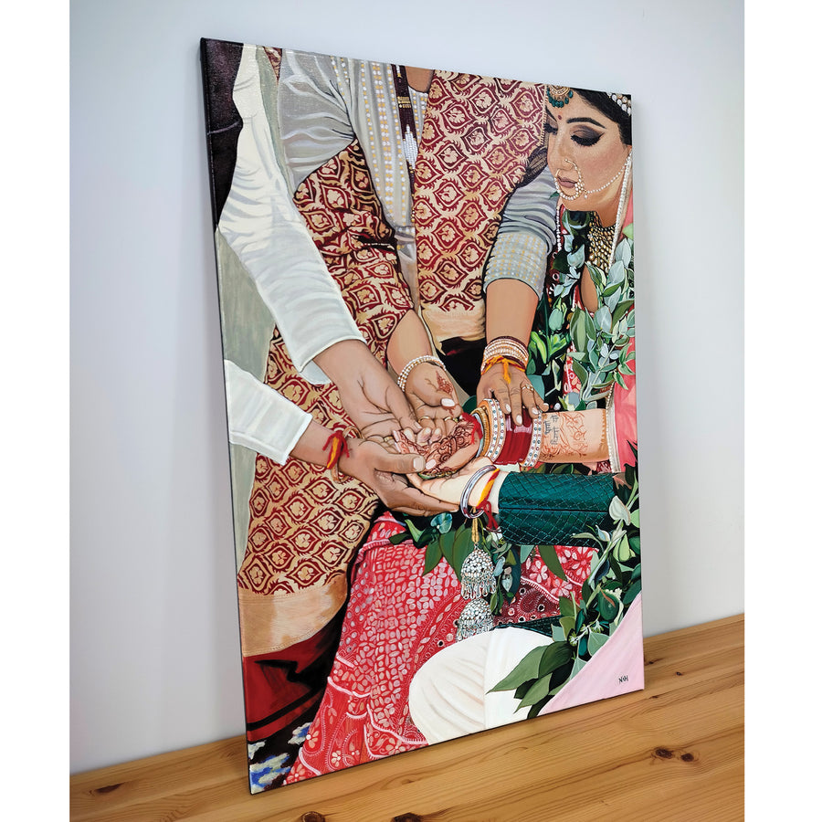 Core Memory: Letting Go, 36" x 24"