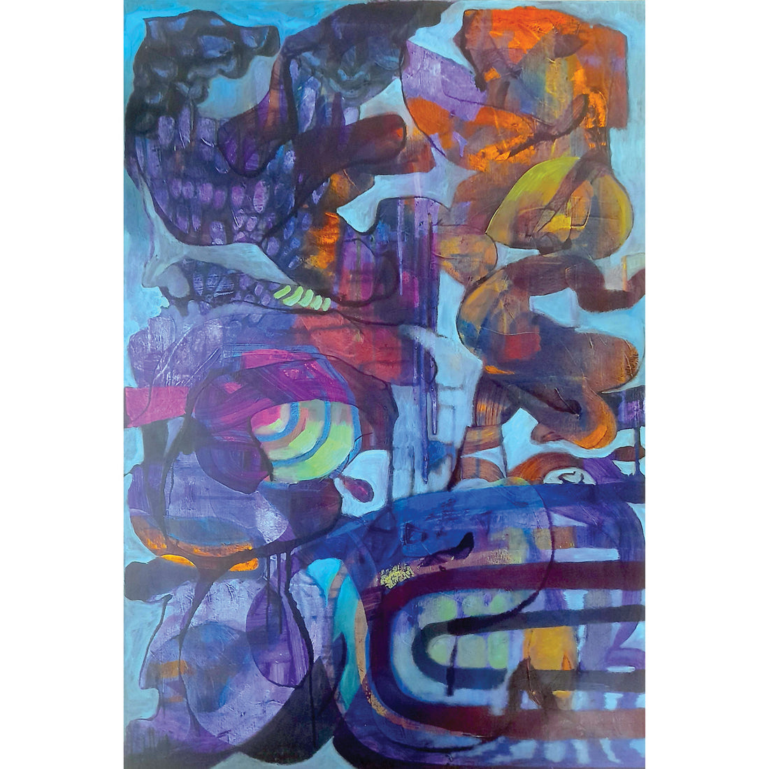 Lost in Heaven, 47" x 31.5"