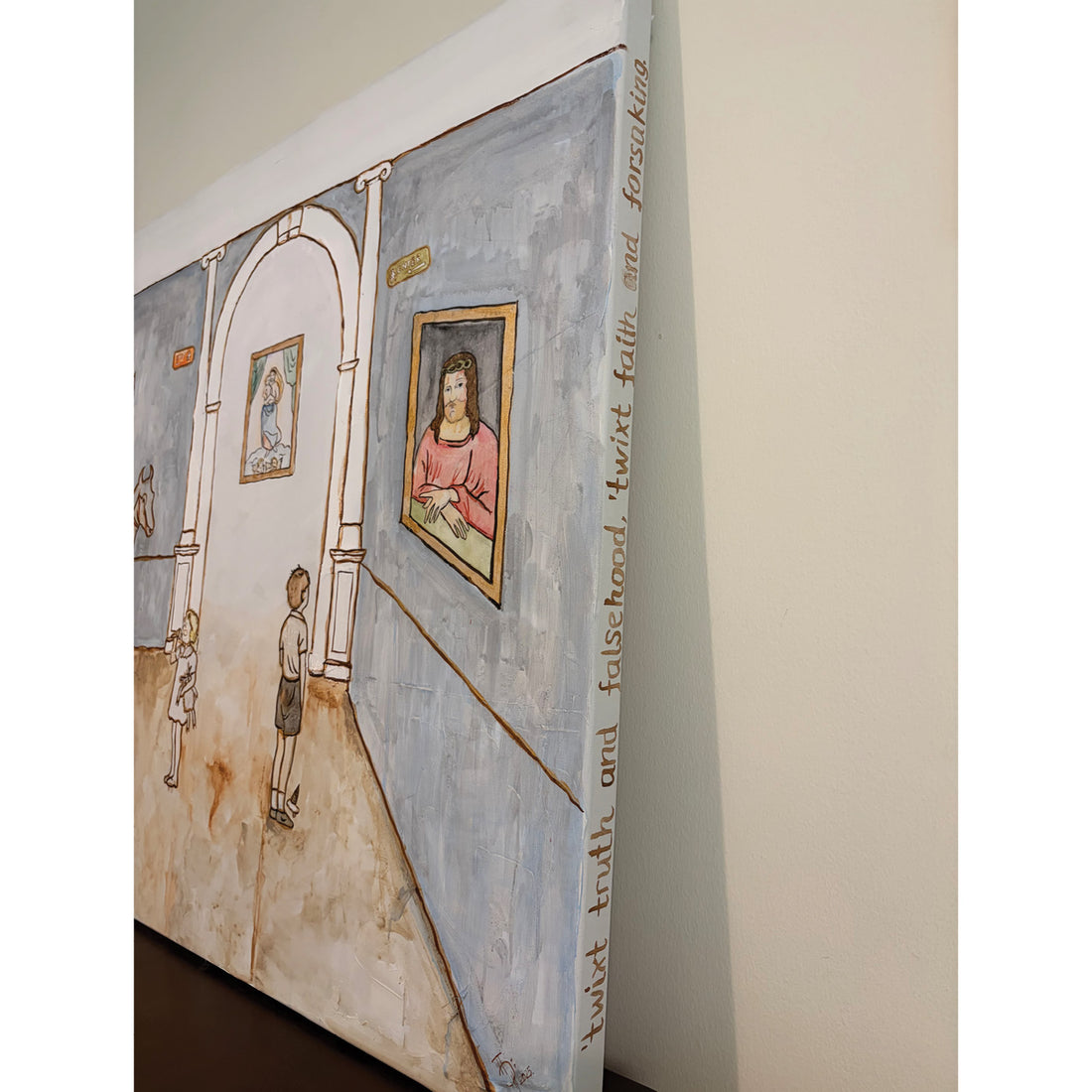 Once at the Museum, 36" x 36"