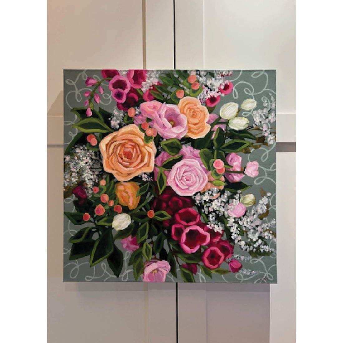 Endless Blooms, 24" x 24"