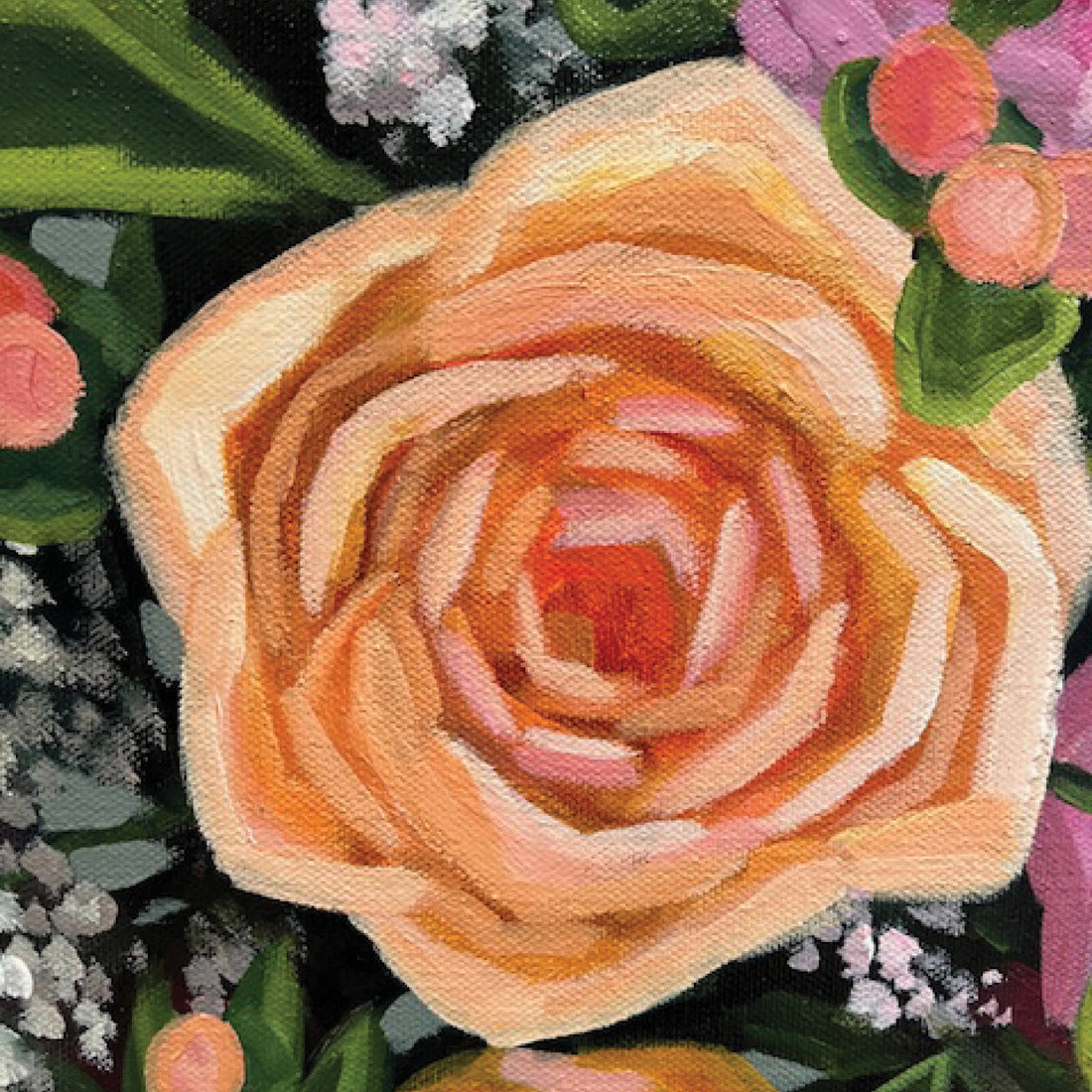 Endless Blooms, 24" x 24"