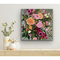 Endless Blooms, 24" x 24"