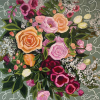 Endless Blooms, 24" x 24"