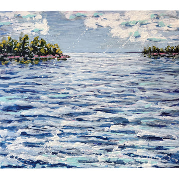 Riding Waves, 42" x 48"