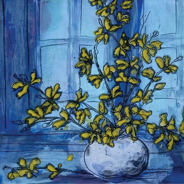 Still, I Bloom, 8" x 8"