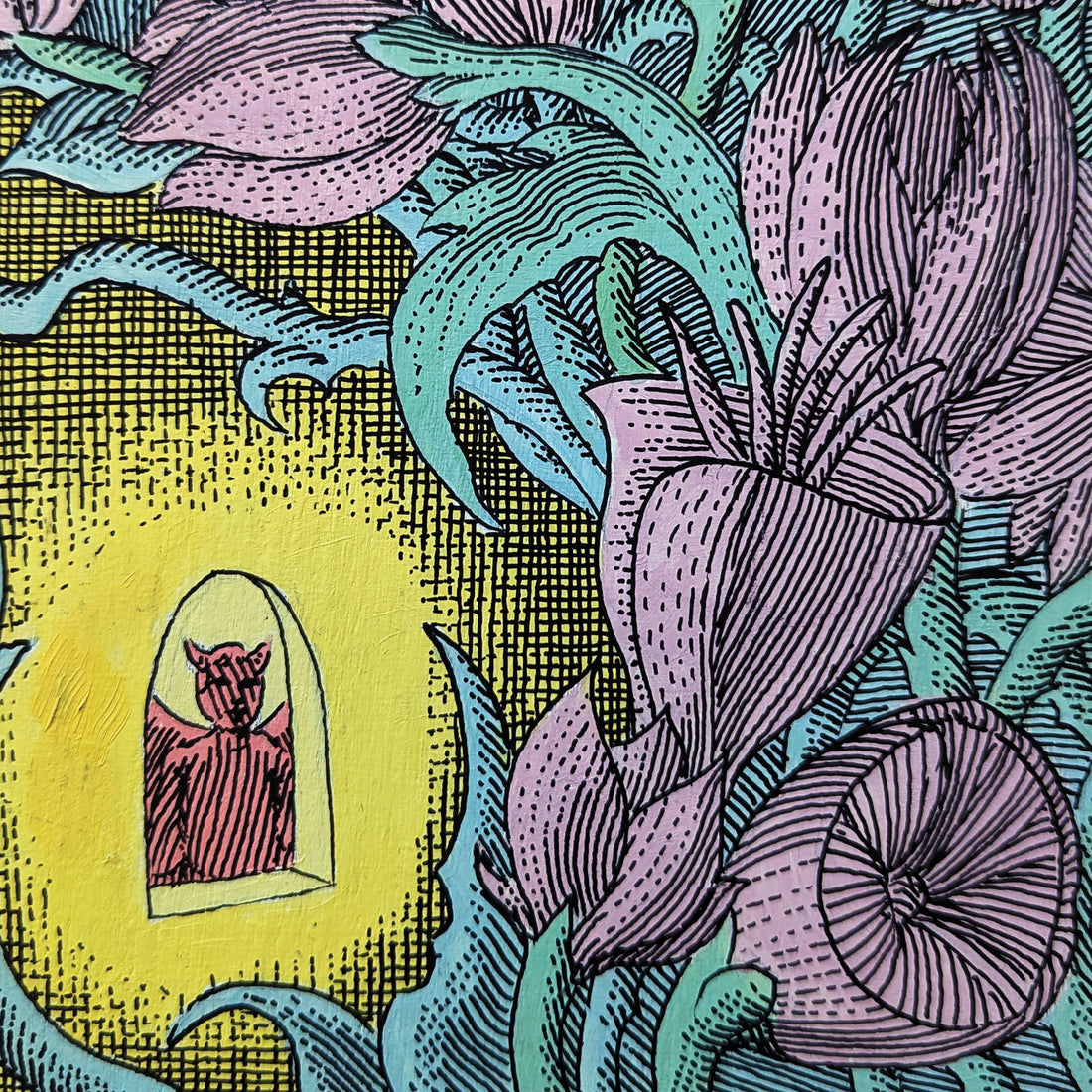 Demon in Eden IV, 8" x 6"
