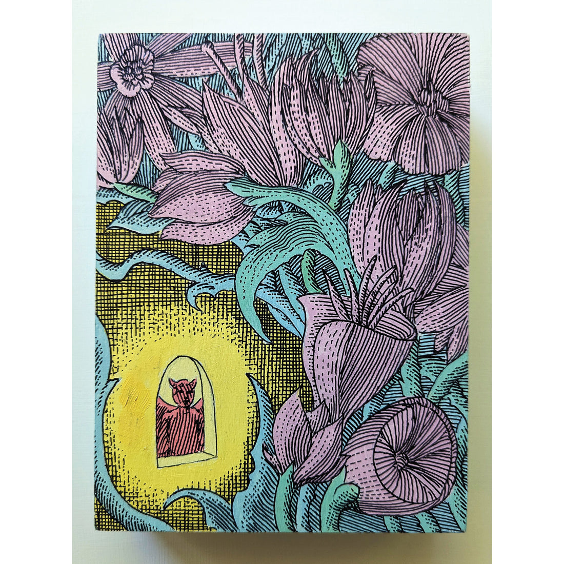 Demon in Eden IV, 8" x 6"