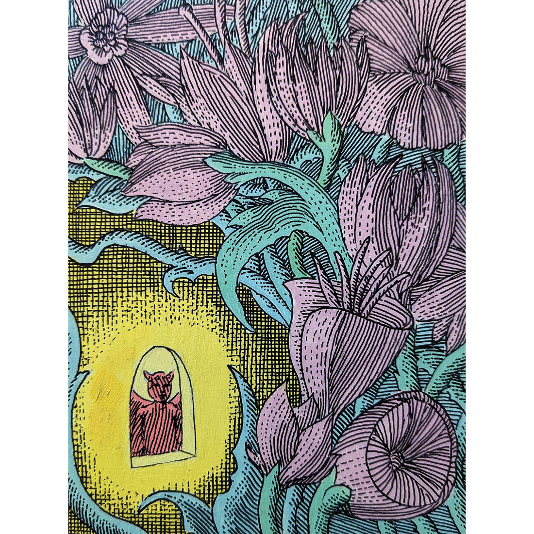 Demon in Eden IV, 8" x 6"
