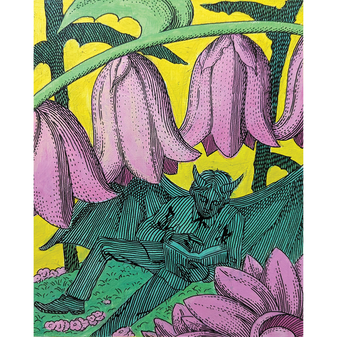 Demon in Eden V, 10" x 8"