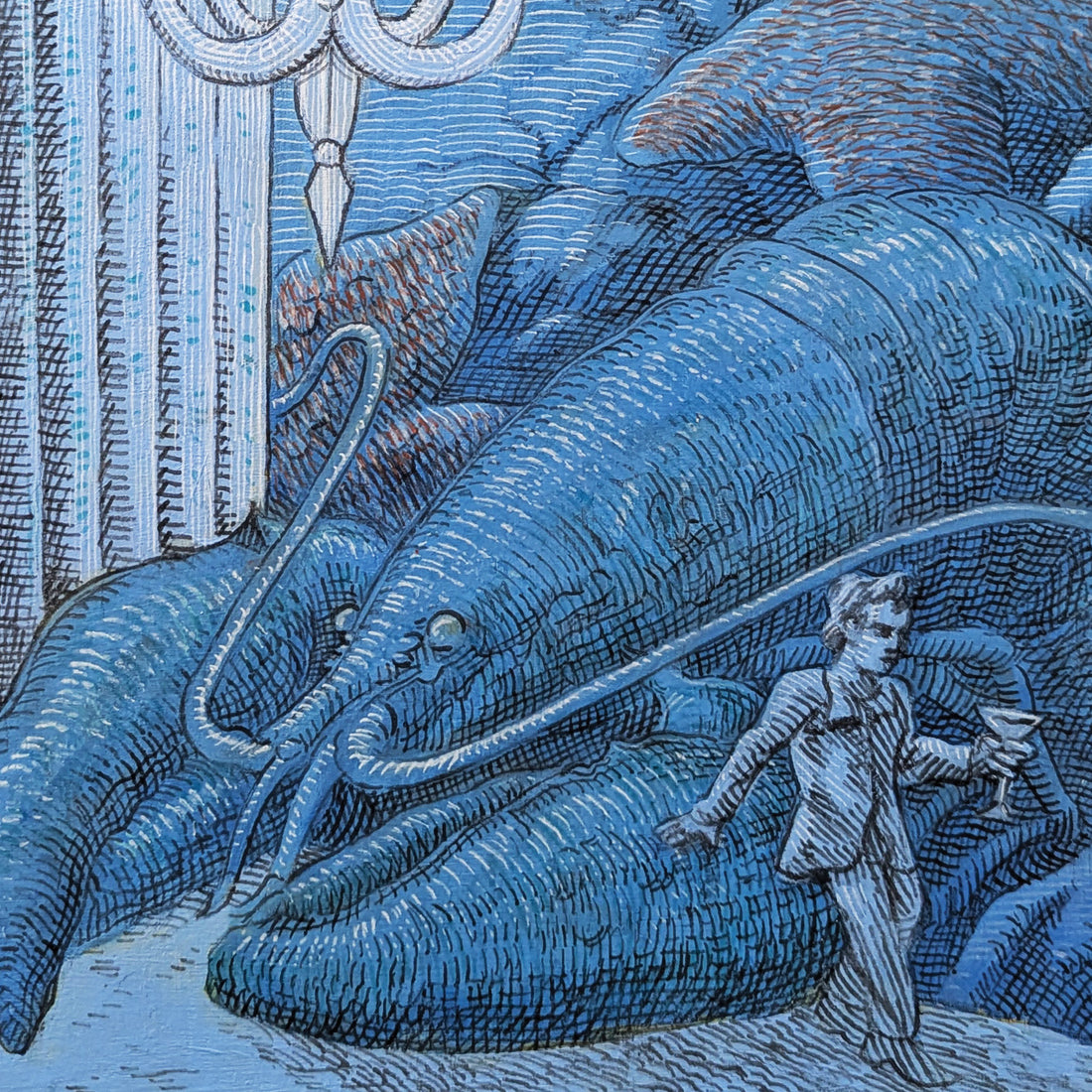 The Ocean Gala, 12" x 9"