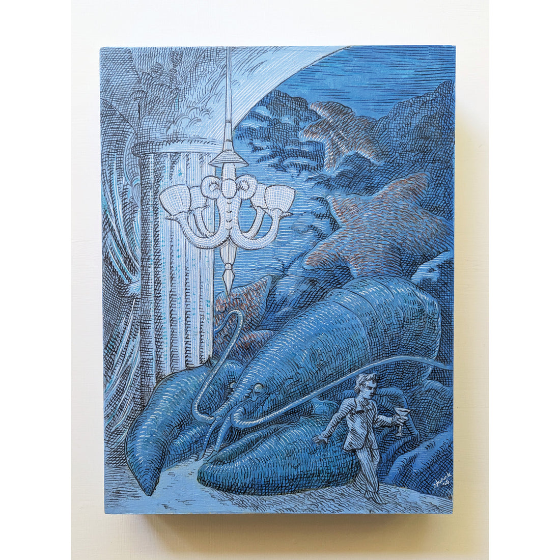 The Ocean Gala, 12" x 9"
