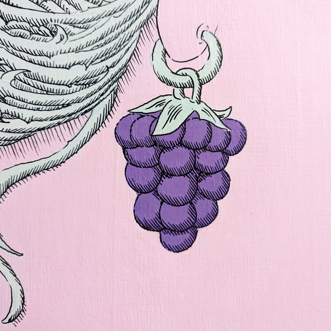 Vines in My Backyard, 42" x 36"