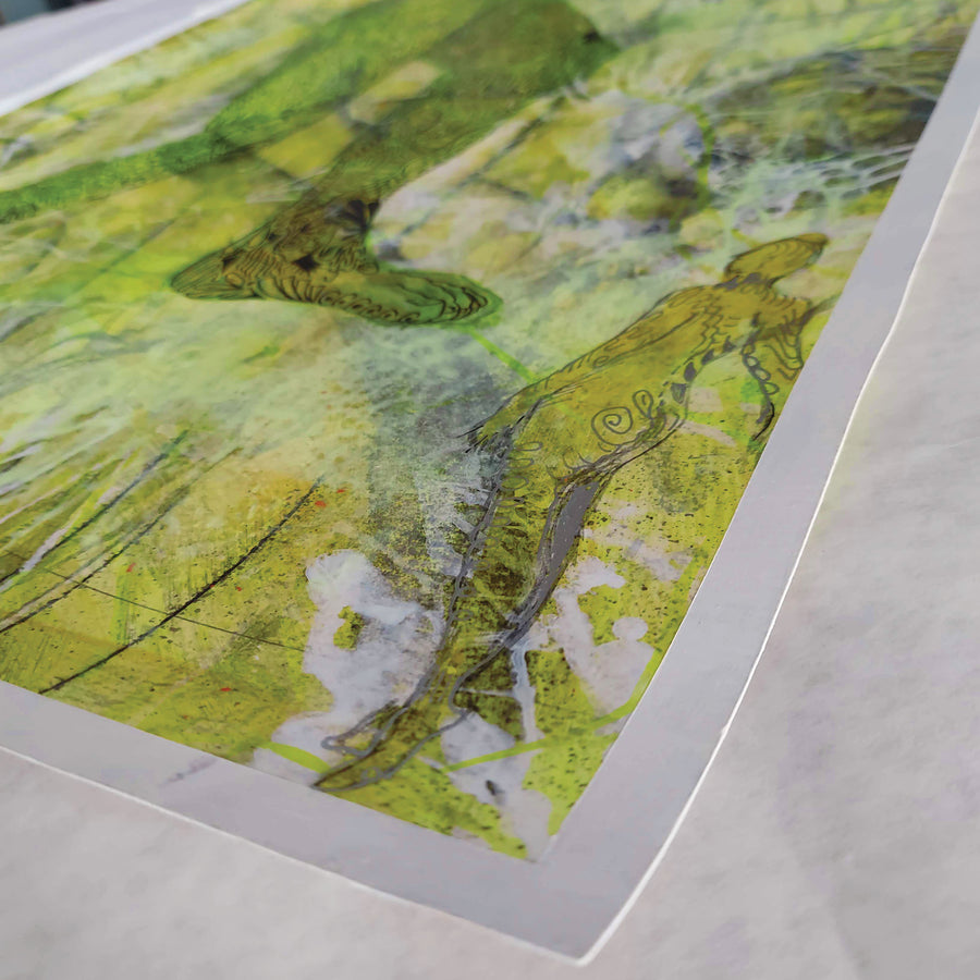 Alchemy of Conviction, 39" x 19"