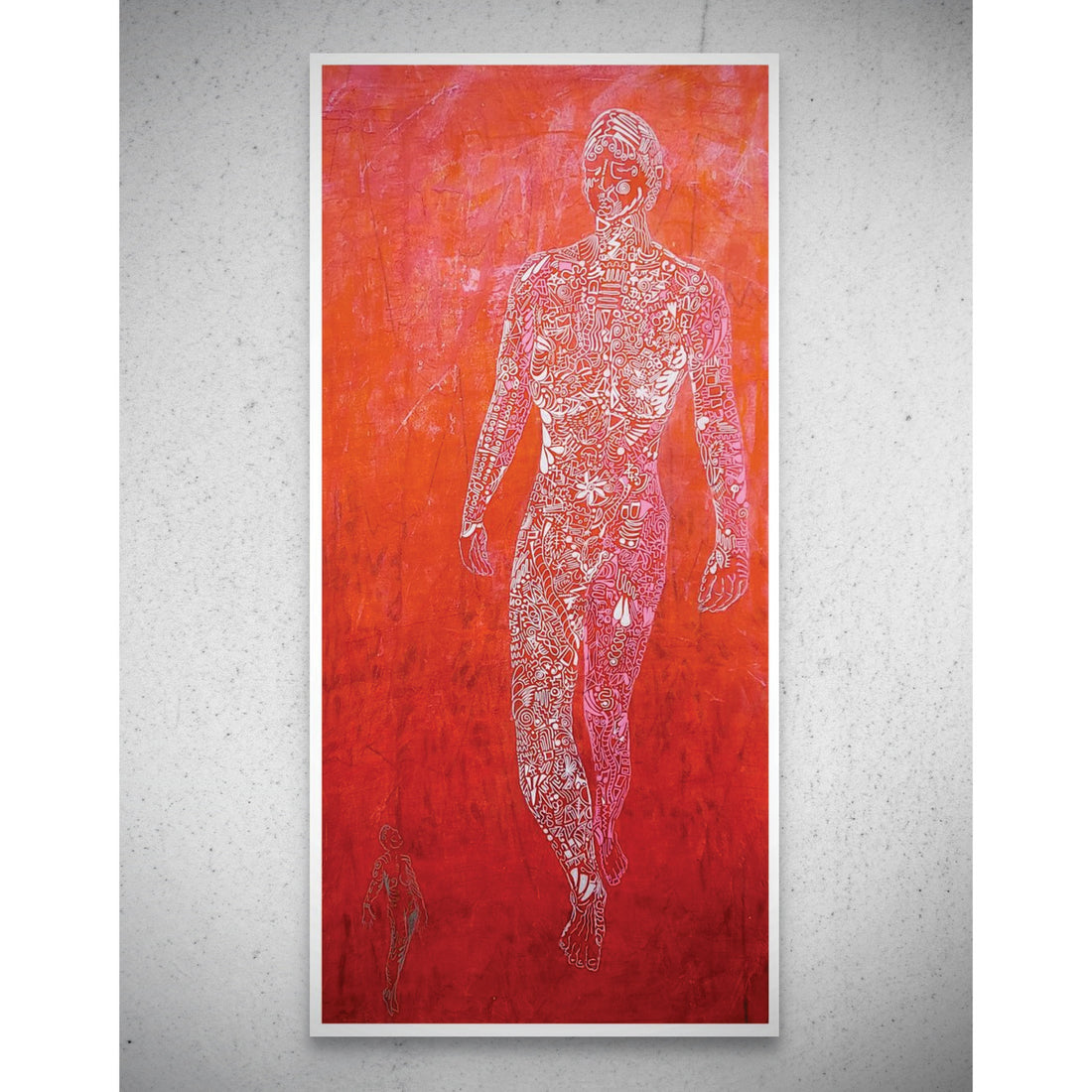 Alchemy of Courage, 39" x 19"