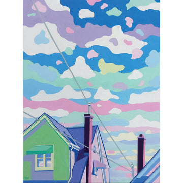 Jodi Kitto-Ward "Higher Pursuits" landscape painting Canadian Artist