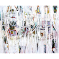 Loretta Kaltenhauser "Mr Roboto" abstract painting Canadian artist