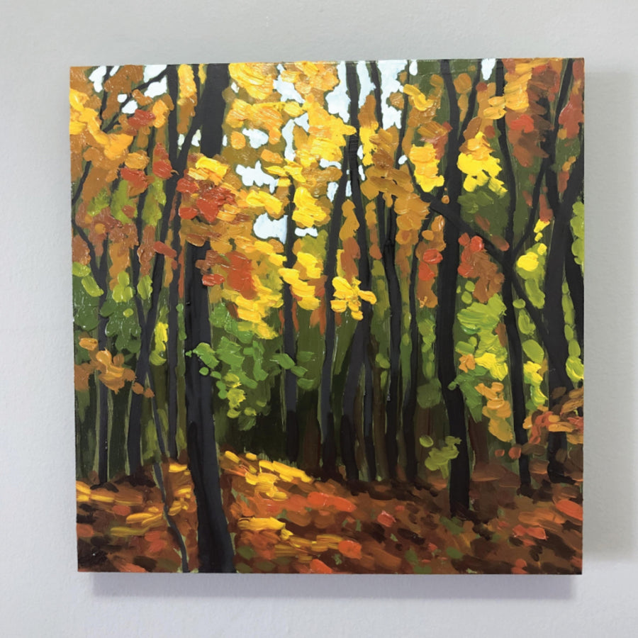 Marta Stares "Autumn Sketch" Fall landscape painting Canadian Artist