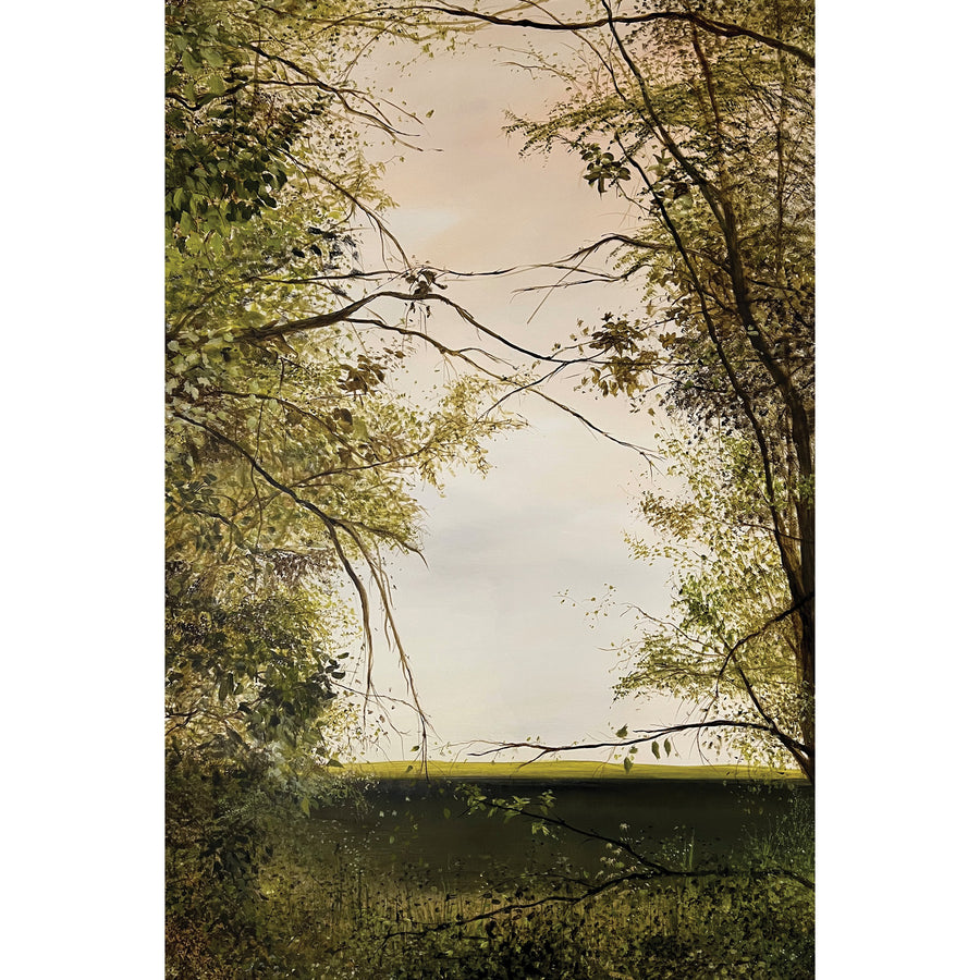 Melanie Lefebvre "Goodwill" landscape Painting Canadian Artist
