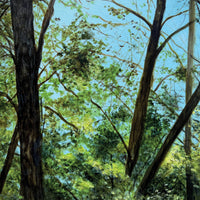 Melanie Lefebvre "I Believe In Spring" landscape painting Canadian Artist
