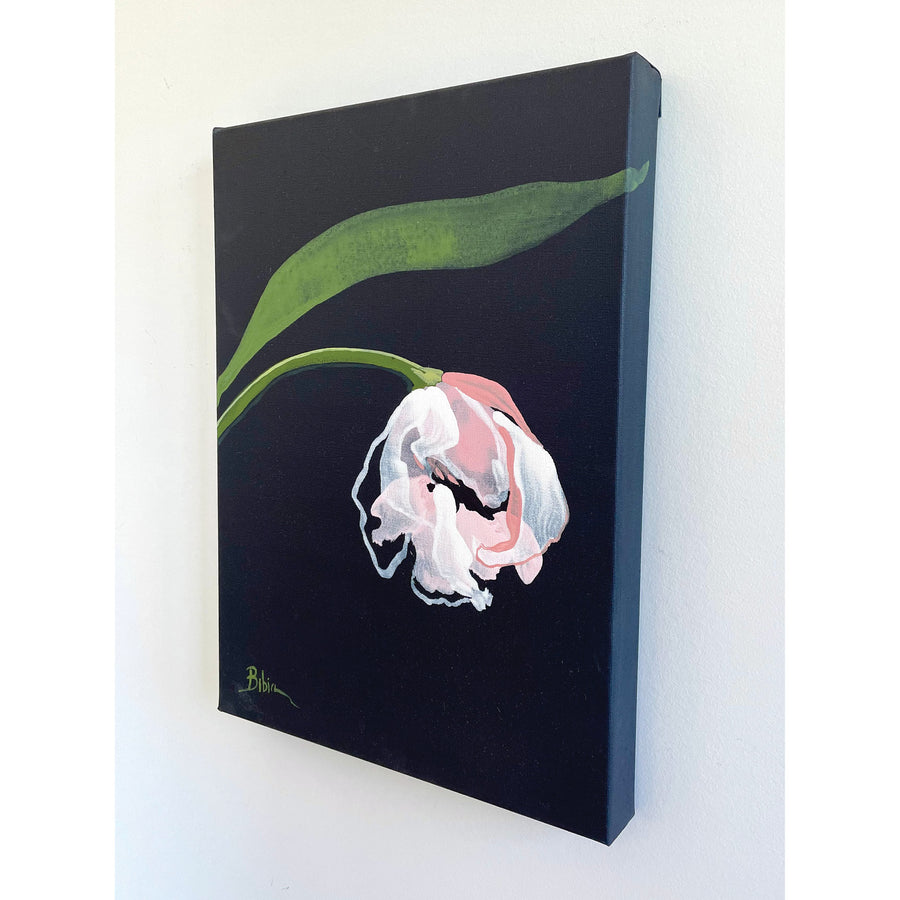 Bibiana Hooper "Solari 6" abstract floral painting Canadian Artist Kefi Art Gallery