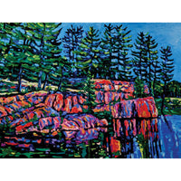 Susan Ross "Cranberry Bog Trail Killarney" landscape Canadian artist