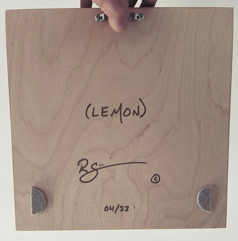"Lemon," 12" x 12"