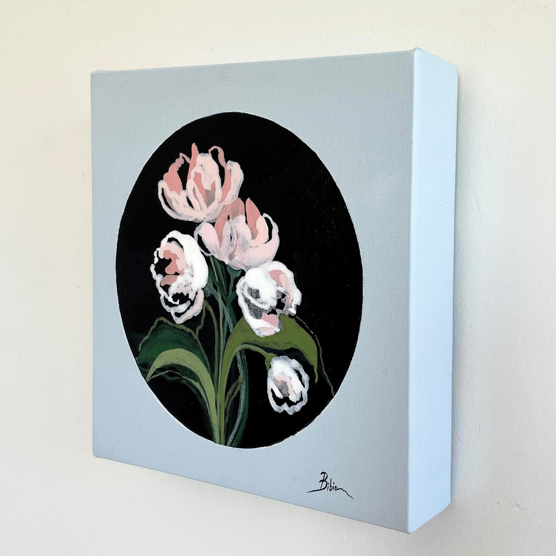 Bibiana Hooper "Solari 7" abstract floral painting Canadian Artist