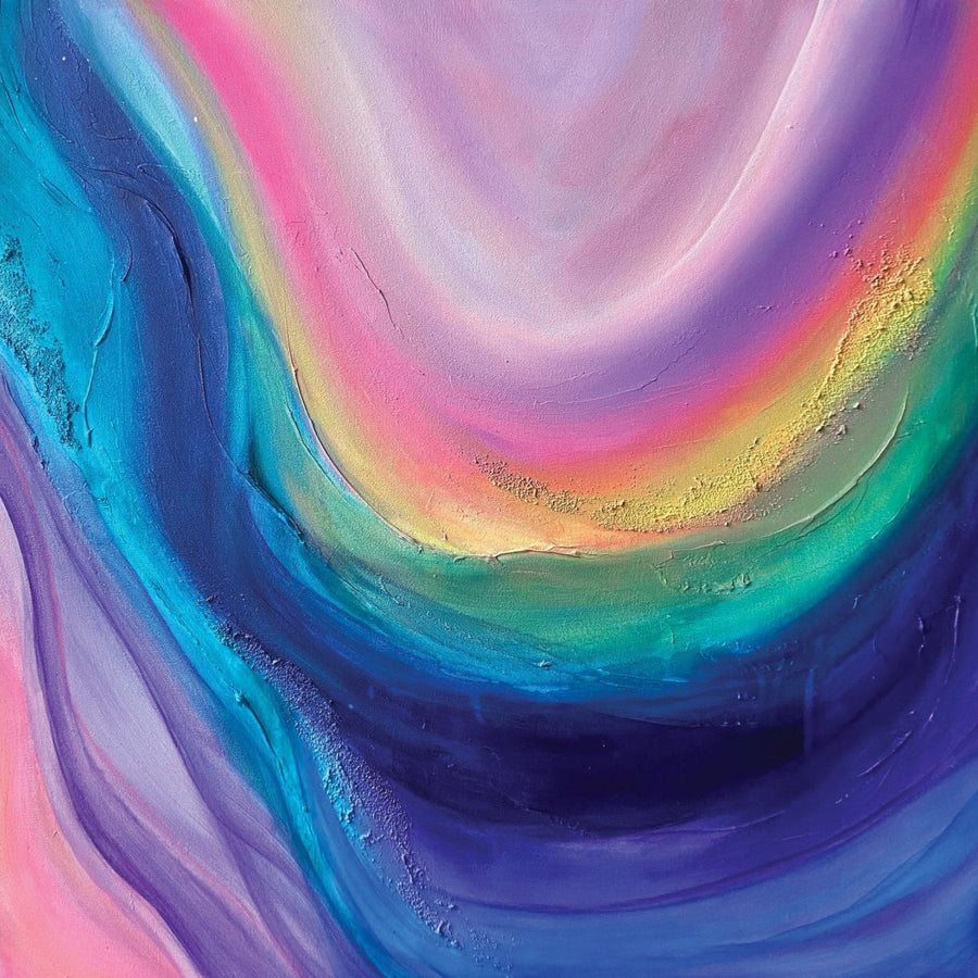 "Adaptation,” 30" x 30"