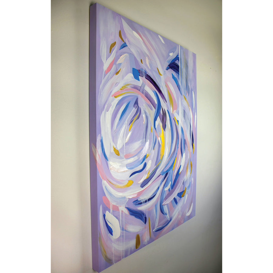 Amanda Wand  "Authentic Awareness" abstract painting Canadian artist