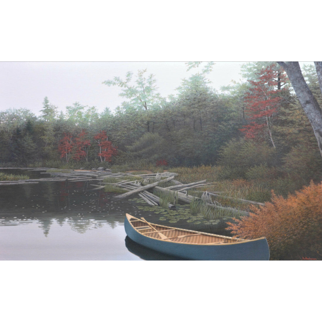 John Kaltenhauser "Autumn" landscape painting Canadian Artist