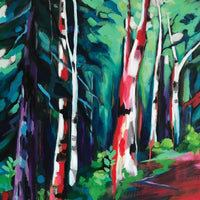 Marta Stares "Bathed In Light"landscape painting Canadian Art