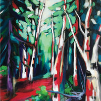 Marta Stares "Bathed In Light" landscape painting Canadian Art