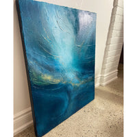 Caroline Chorazy "Beneath the Surface" abstract painting Canadian artist