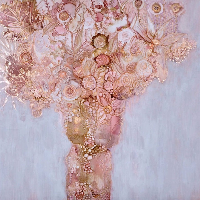 Mishel Schwartz "Blushing Bouquet"