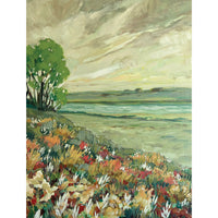 Joanne MacLennan "Cheticamp Seaside" landscape painting Canadian artist Kefi Art Gallery