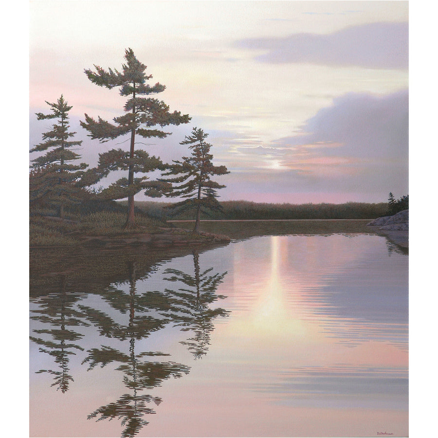 John Kaltenhauser "Evening Sunset" landscape painitng canadian artist 