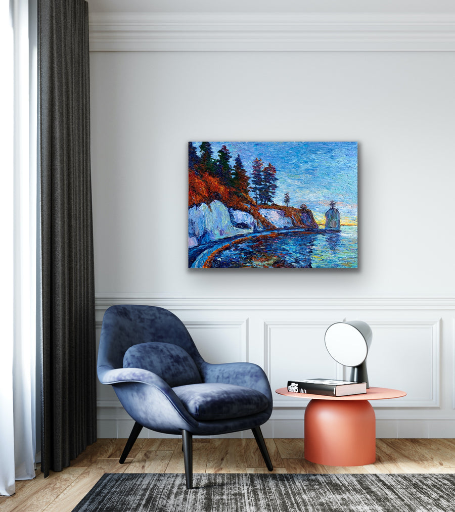"Dreaming About Stanley Park Seawall," 30" x 40"