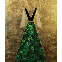 Robbie Kaye "Lady Greensleeves" abstract painting by American Artist 