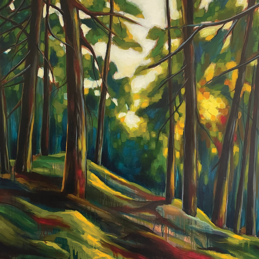 Marta Stares "On Gentle Ground" landscape painting Canadian Art