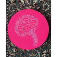 Mais Al-Sheikhly "Blooming Bright" abstract pink painting 