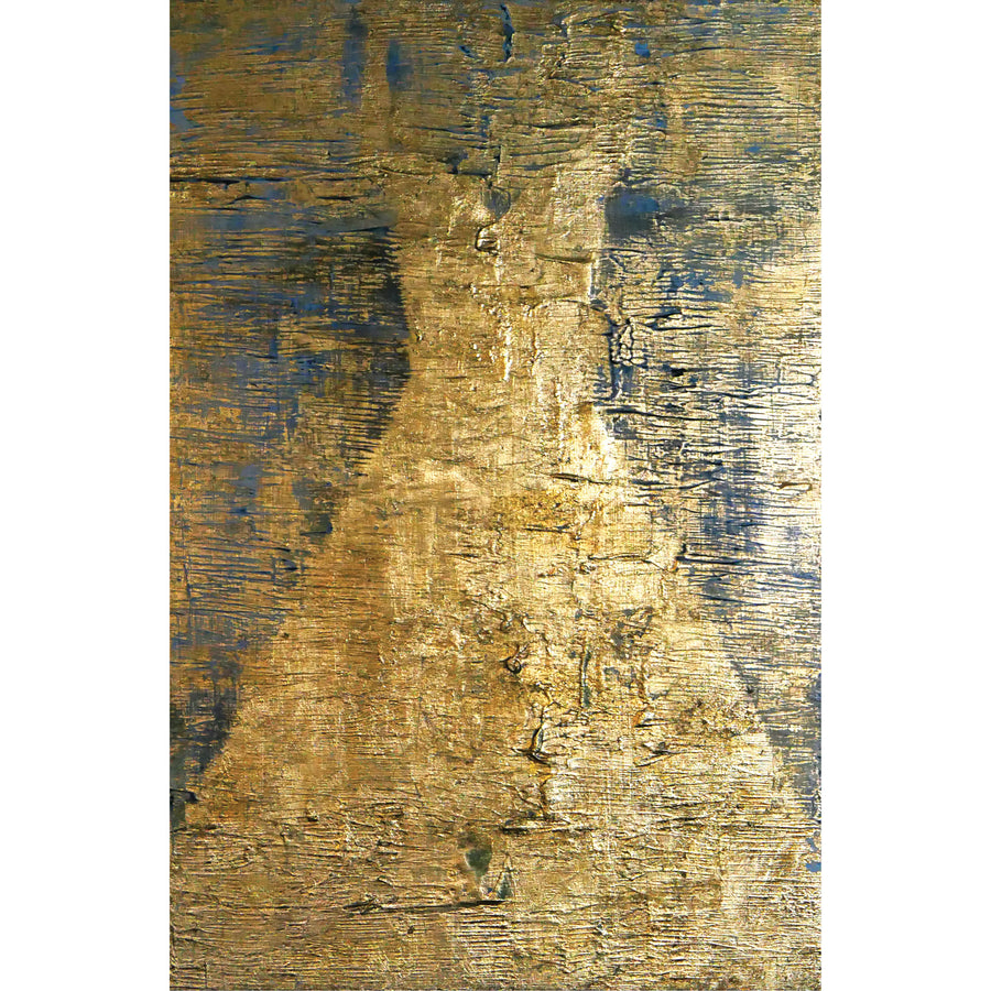 Robbie Kaye "Gold Dress" abstract painting by Robbie Kaye