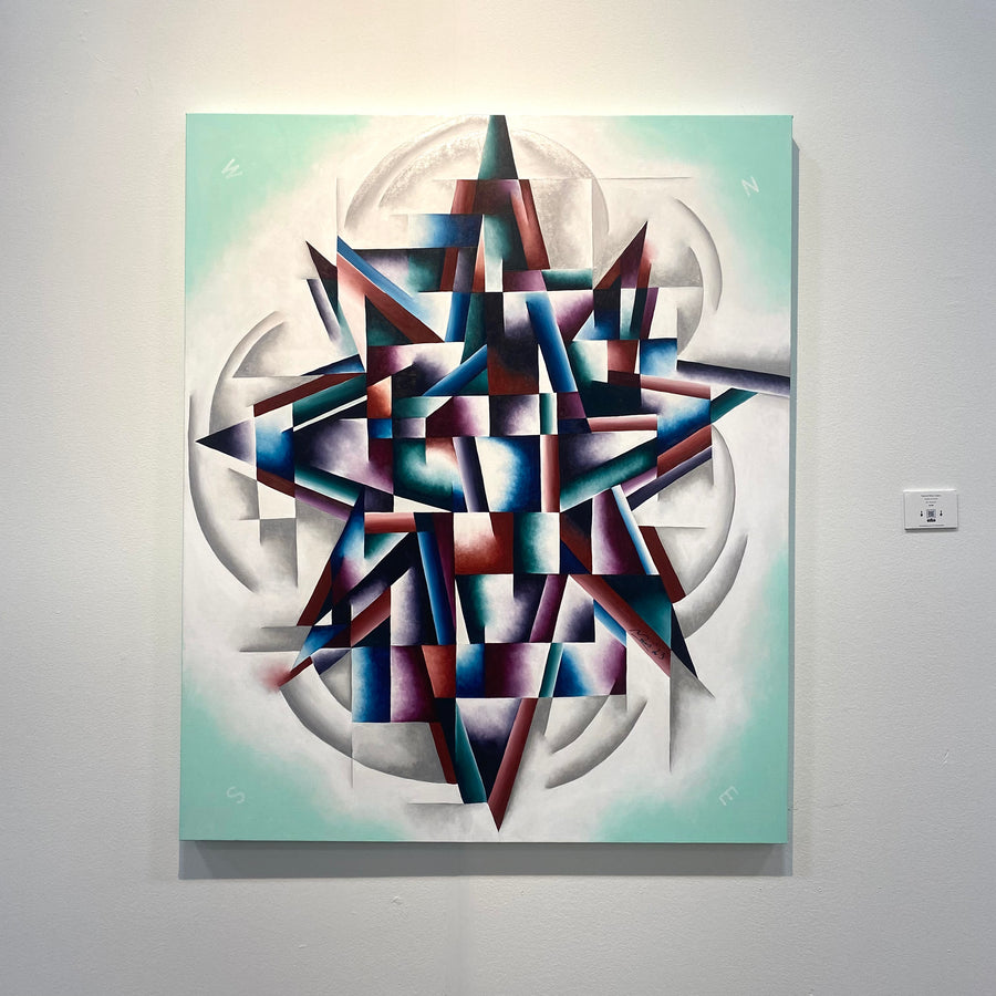 Shattered Moral Compass, 48" x 40"