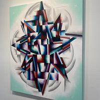 Shattered Moral Compass, 48" x 40"