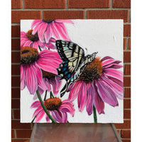 Melissa Passmore "Tread Lightly" floral painting Canadian artist Kefi Art Gallery