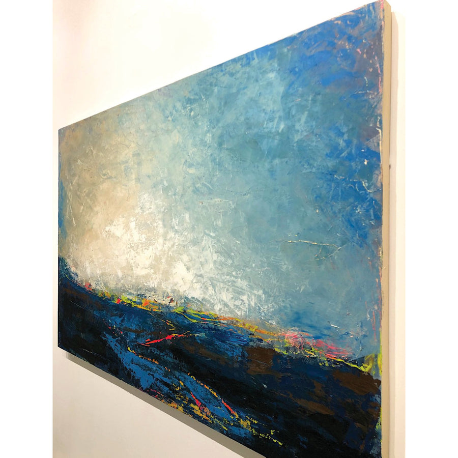 Karen Jeffrey "When the Day is Done" clouds abstract