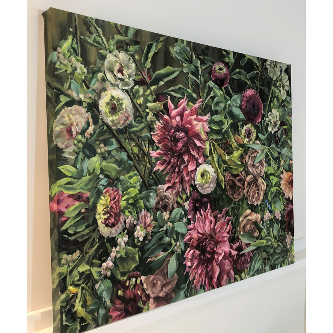 Tamanda Elia "Wonderland" floral painting 