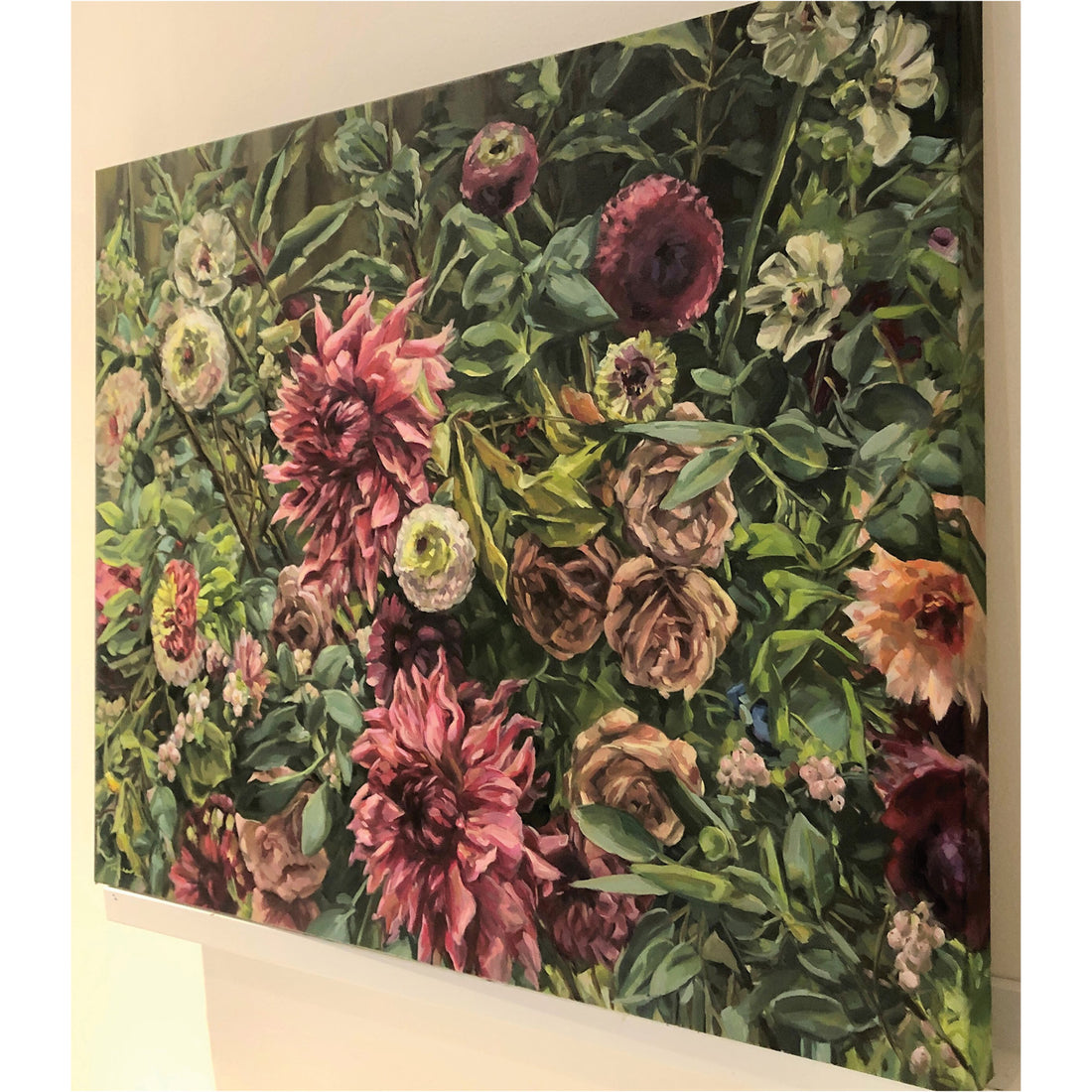 Tamanda Elia "Wonderland" floral painting 